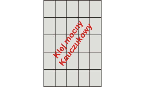 Etykiety samoprzylepne białe matowe na arkuszach A4 mocny klej  42x59,4